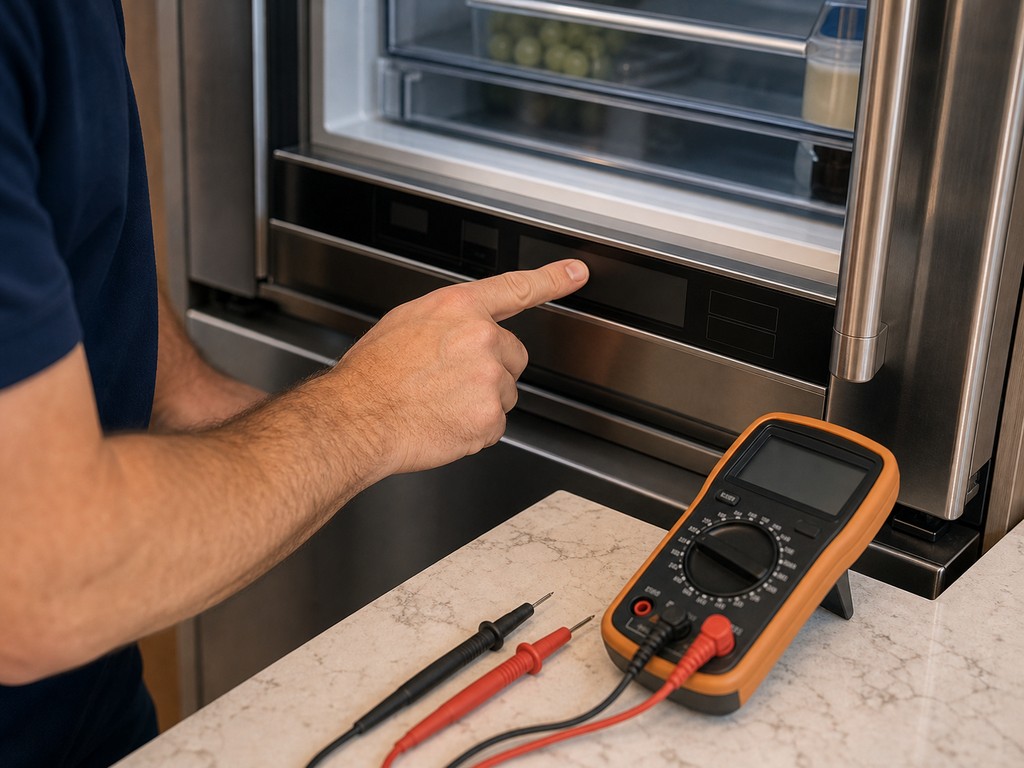 Diagnosing a Wolf range surface burner in a Concord kitchen